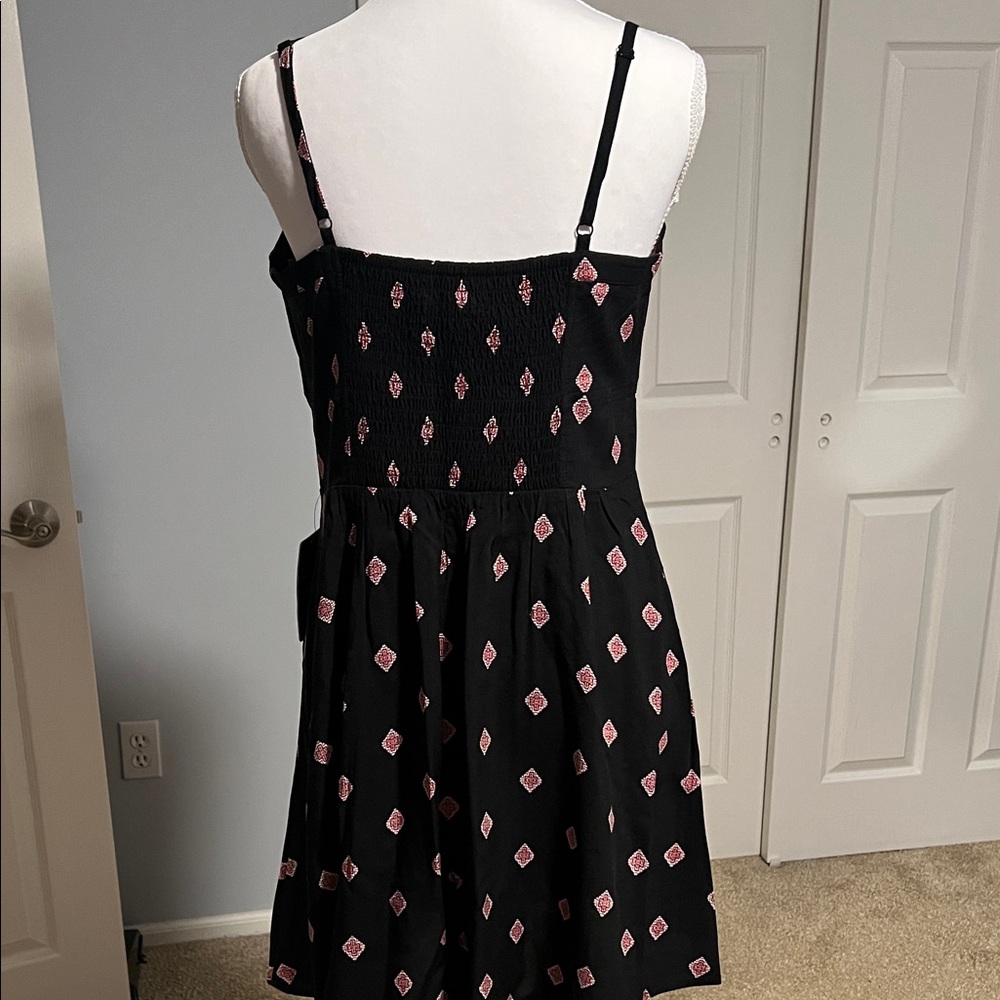 Express Black Dress with Pink Accents - Picture 3 of 7